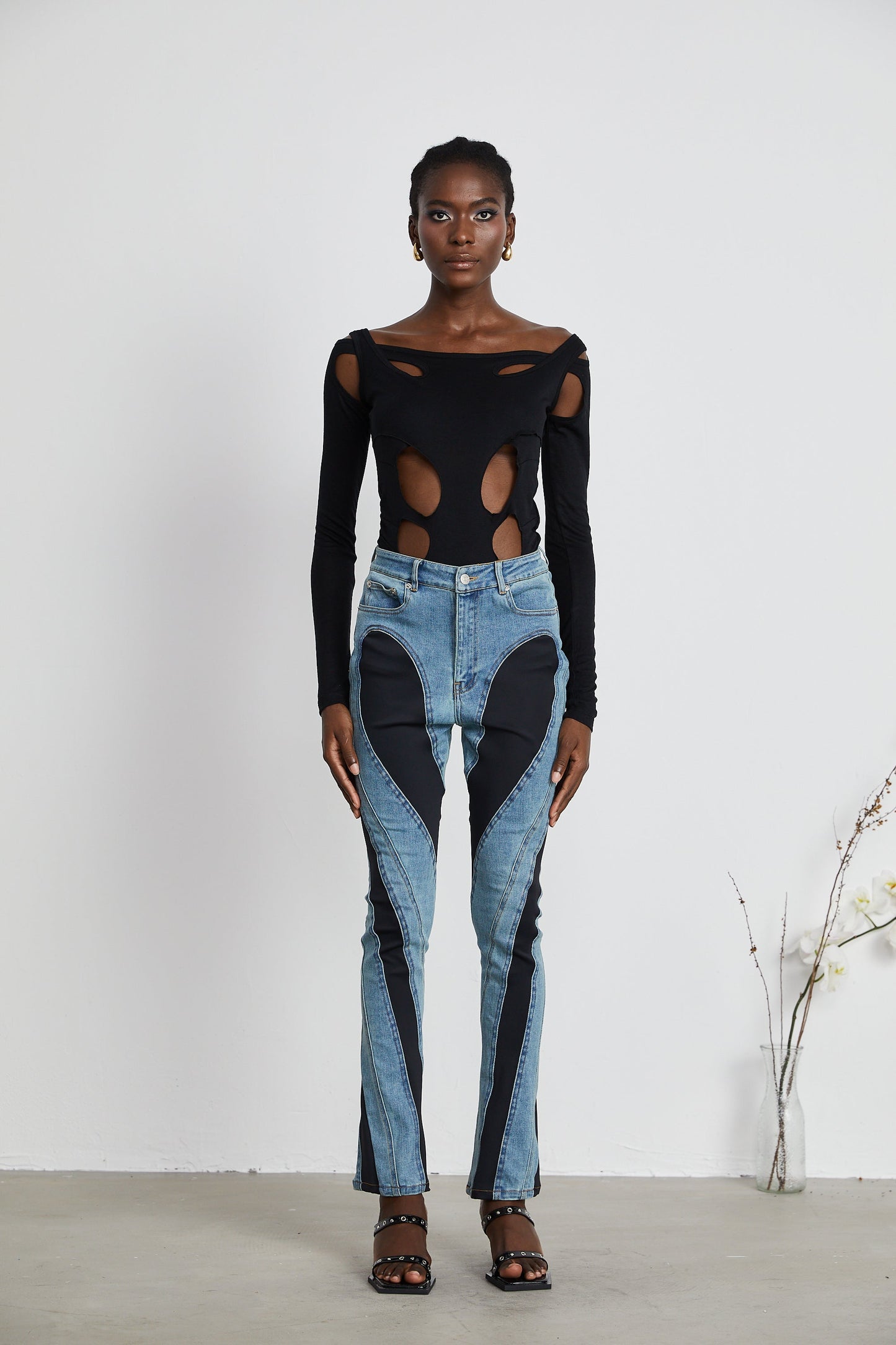 Noémie Spiral Panelli Skinny Jean