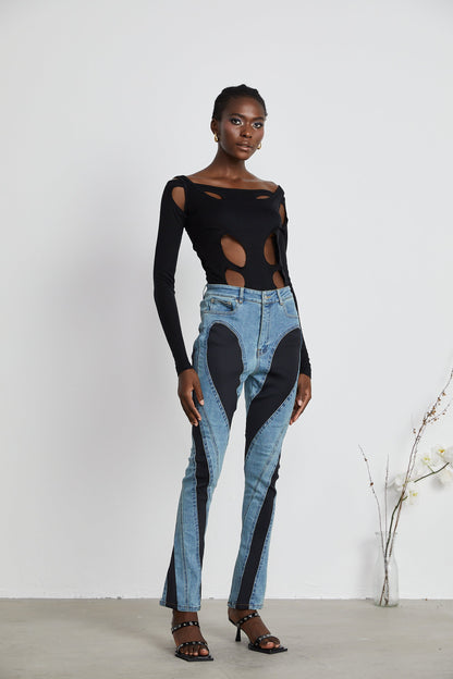 Noémie Spiral Panelli Skinny Jean