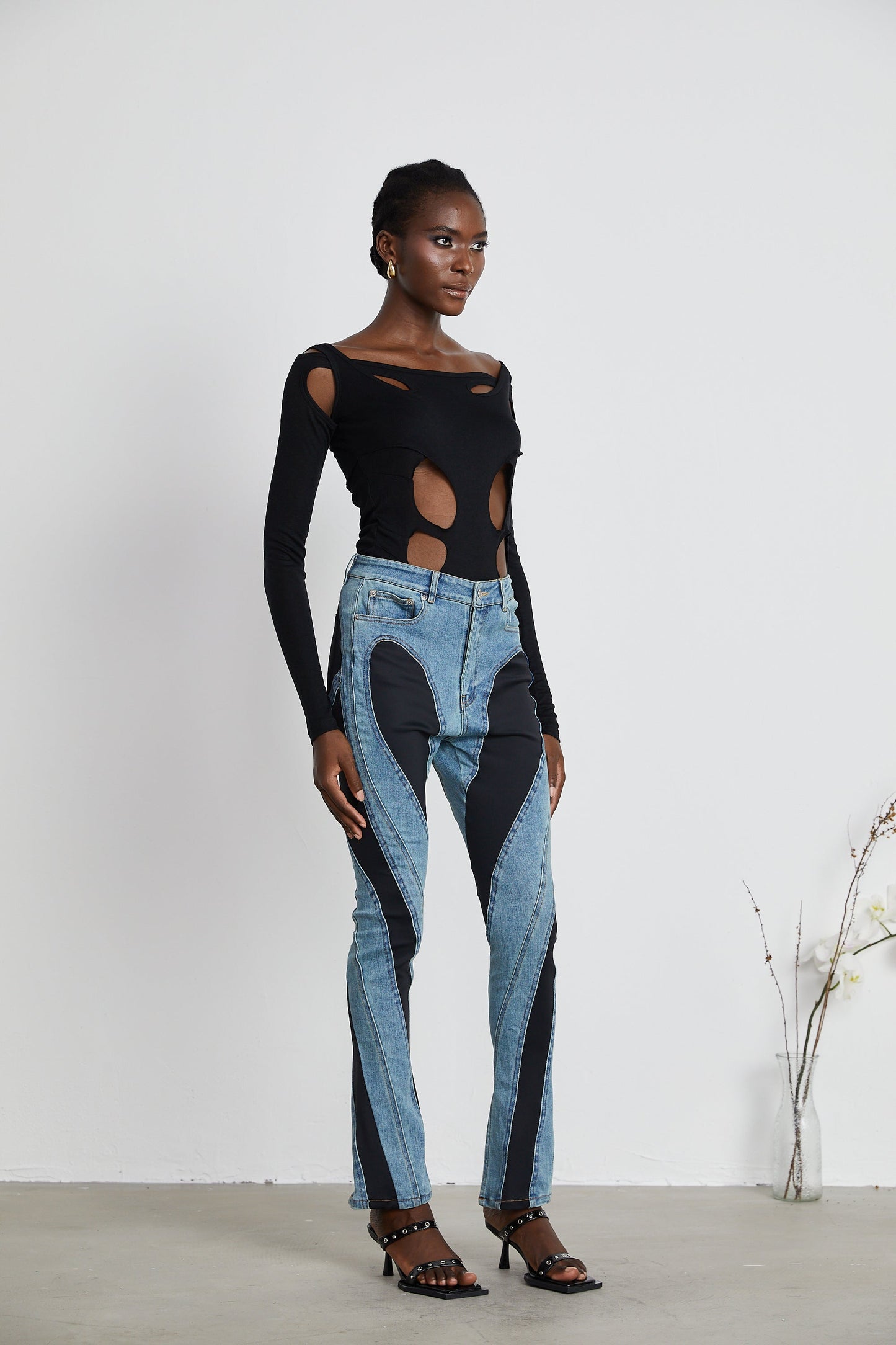 Noémie Spiral Panelli Skinny Jean