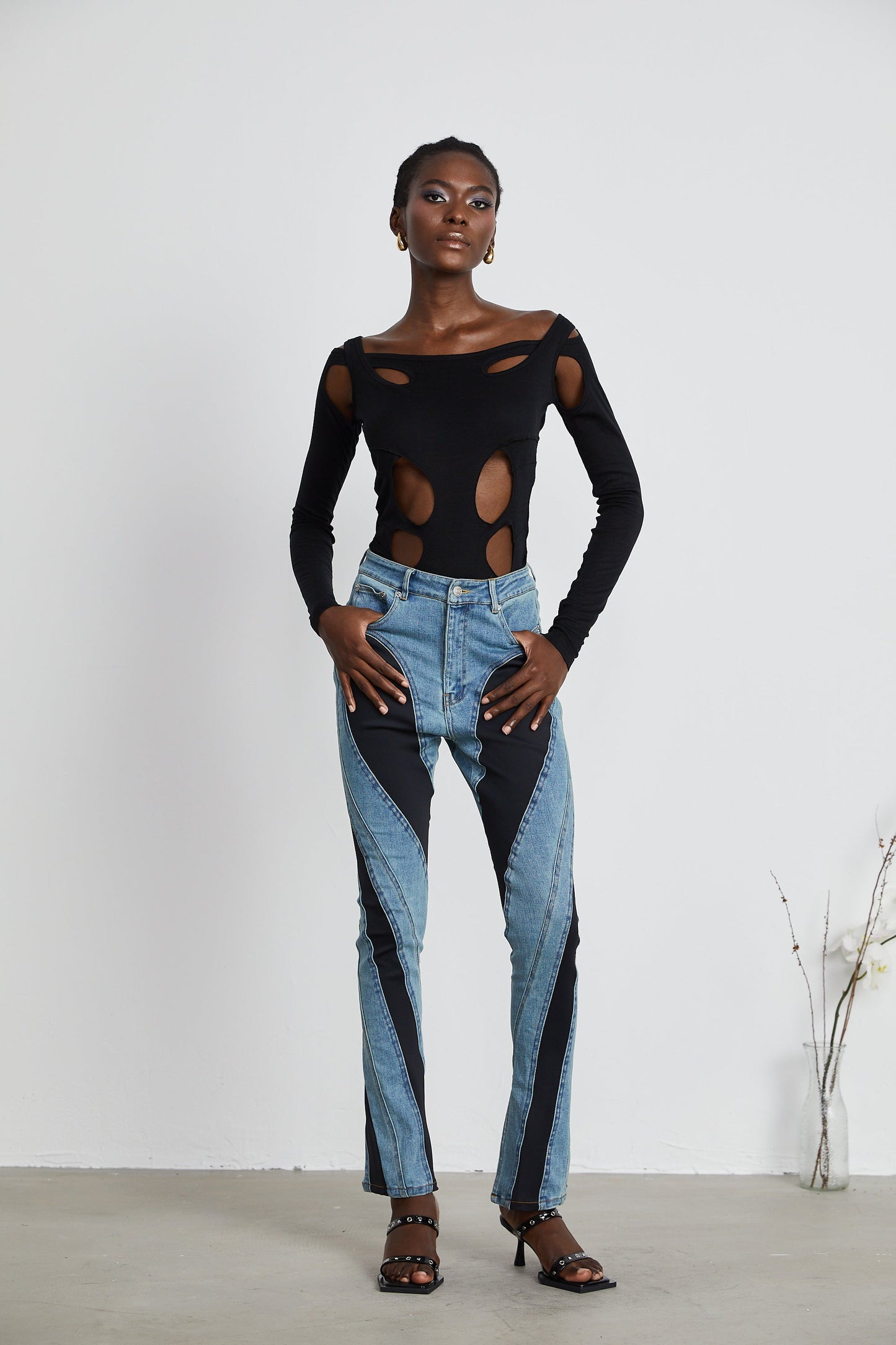 Noémie Spiral Panelli Skinny Jean