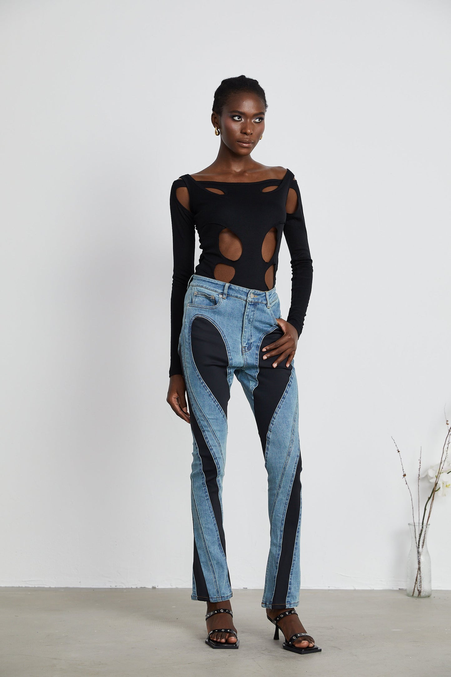 Noémie Spiral Panelli Skinny Jean