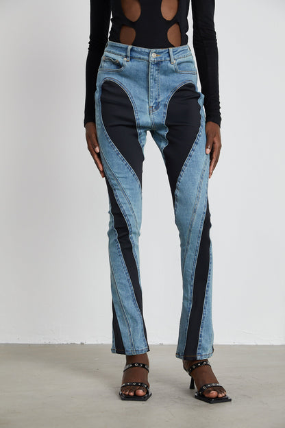 Noémie Spiral Panelli Skinny Jean